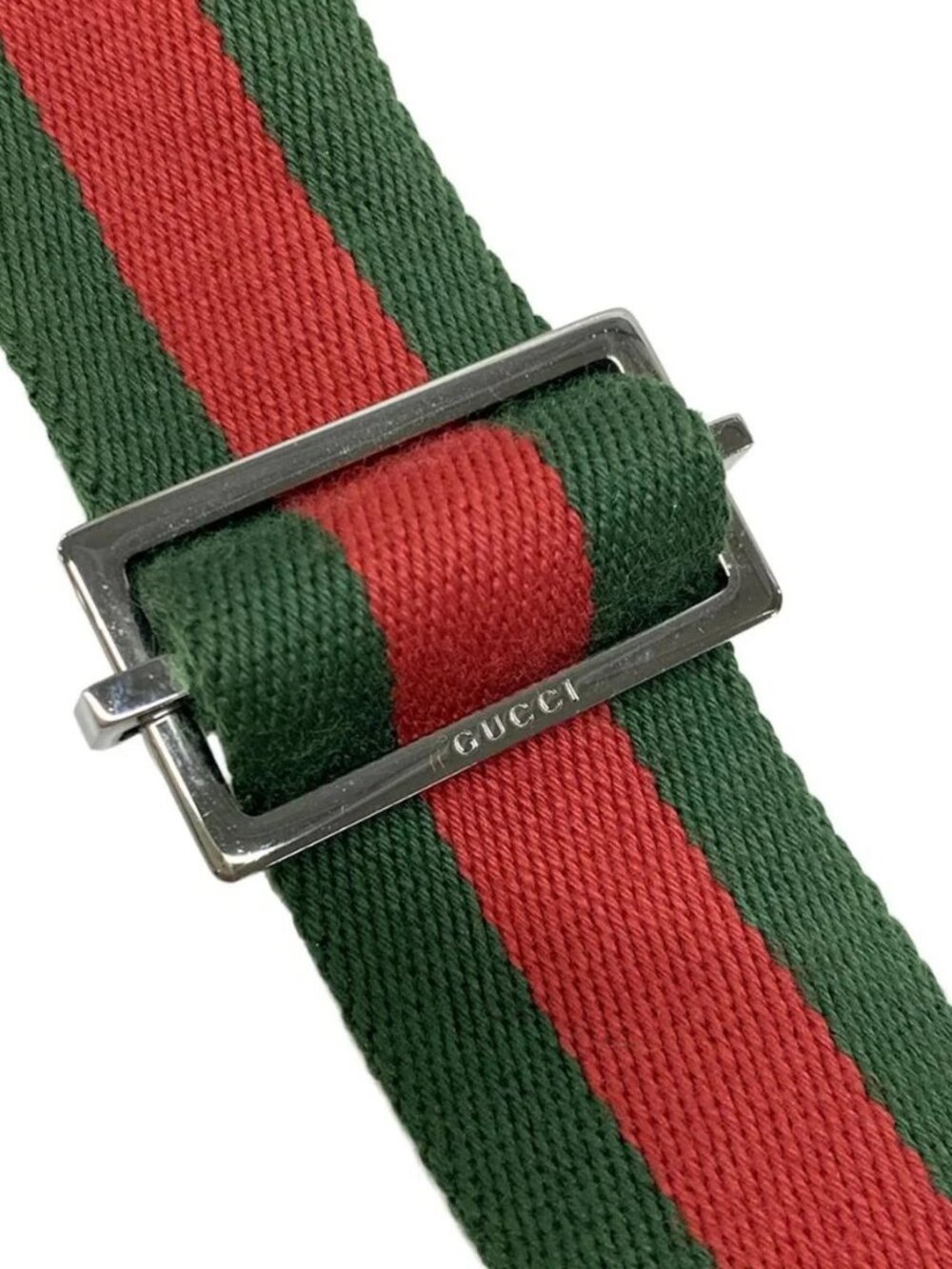 GUCCI GG Pattern, Shelly (Web) Beige Dark Brown Multi Jacquard Leathe - Picture 7 of 14